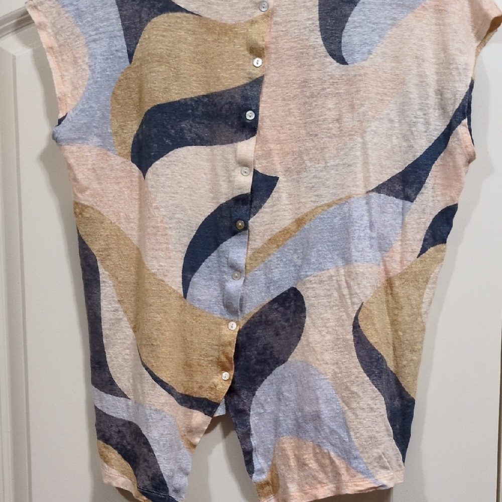 Rachel Zoe Multicolor Abstract Blouse - Picture 4 of 4